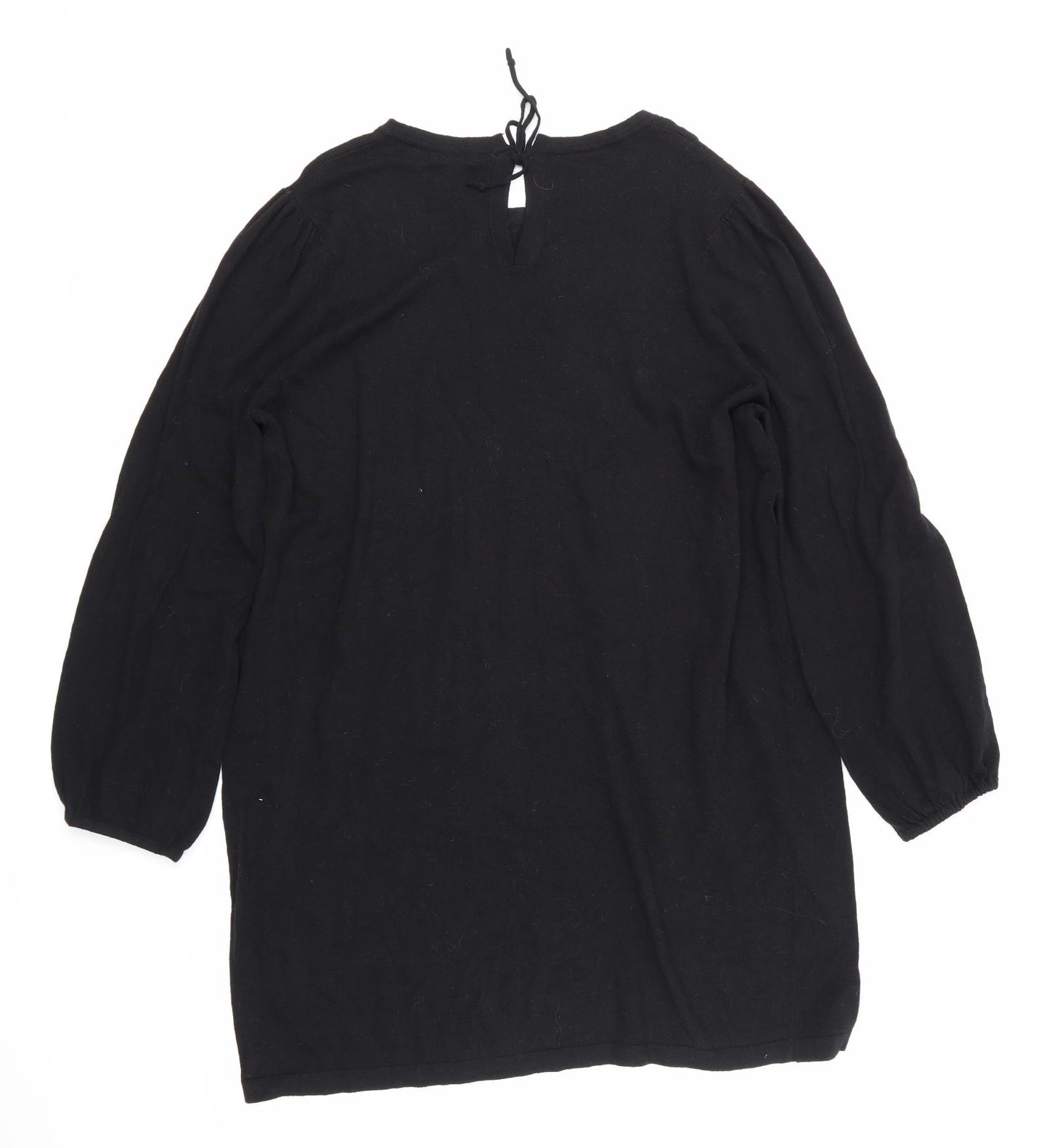 NEXT Womens Black  Knit Jumper Dress  Size 20
