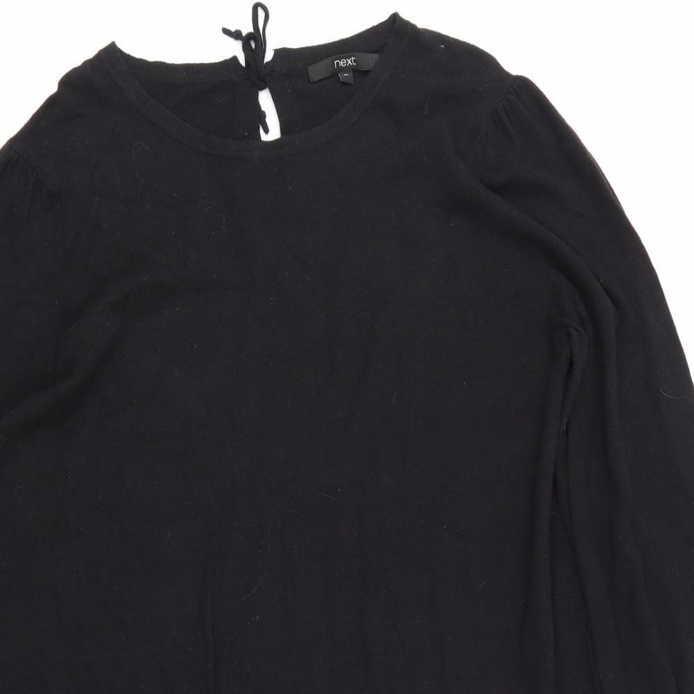 NEXT Womens Black  Knit Jumper Dress  Size 20