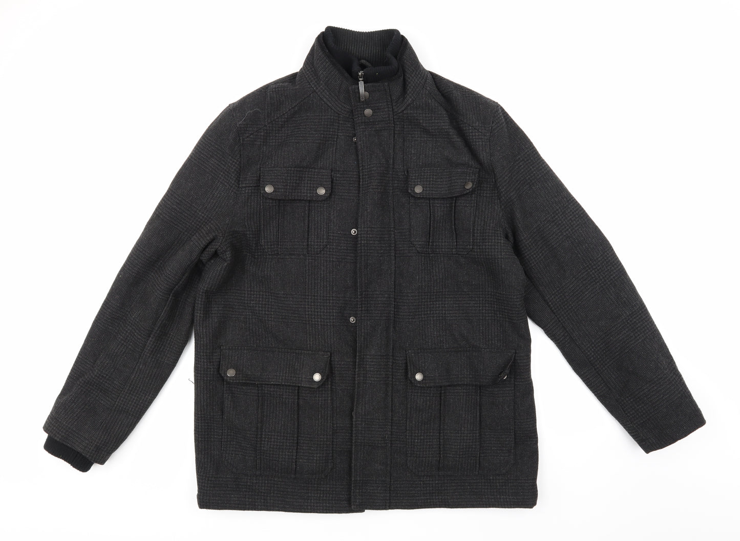 Lincoln Mens Grey   Jacket Coat Size L