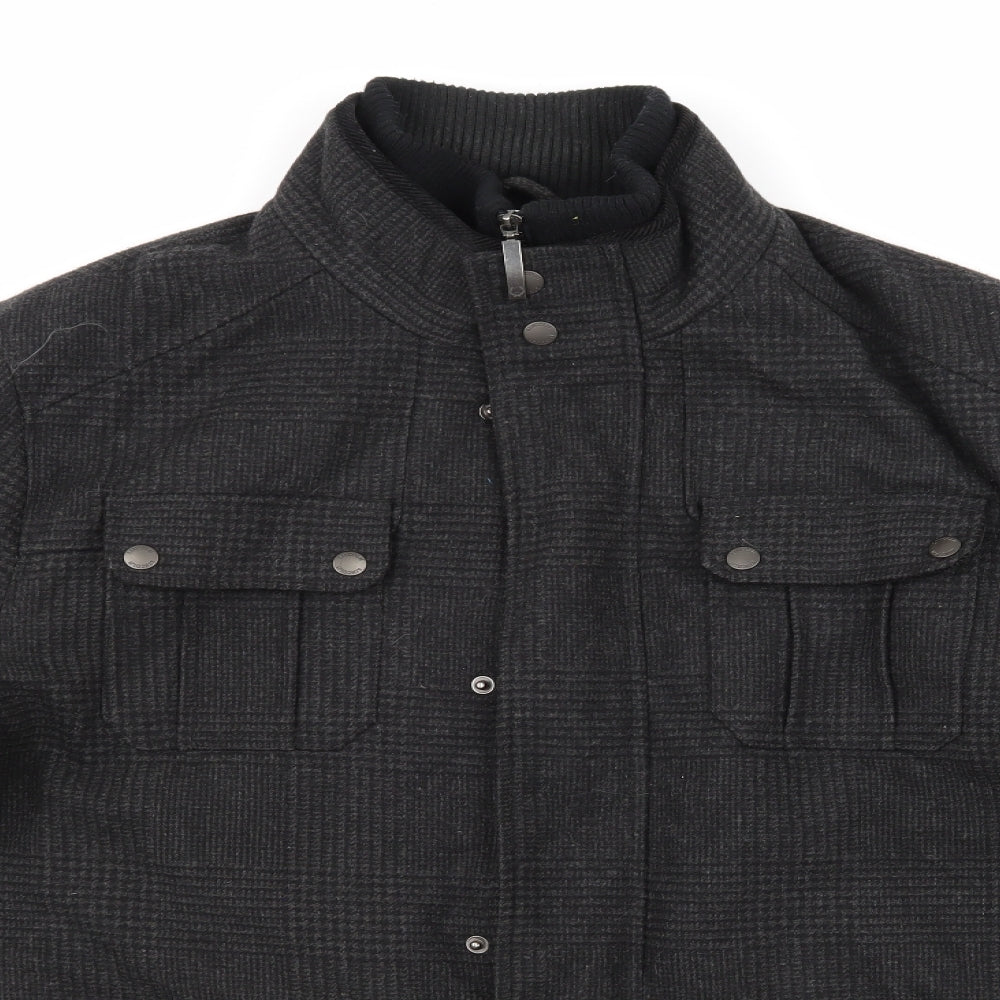 Lincoln Mens Grey   Jacket Coat Size L