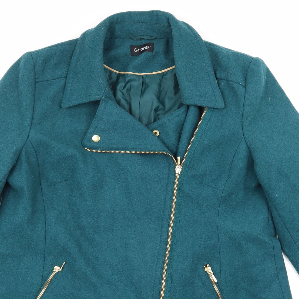 George Womens Blue   Jacket Coat Size 16