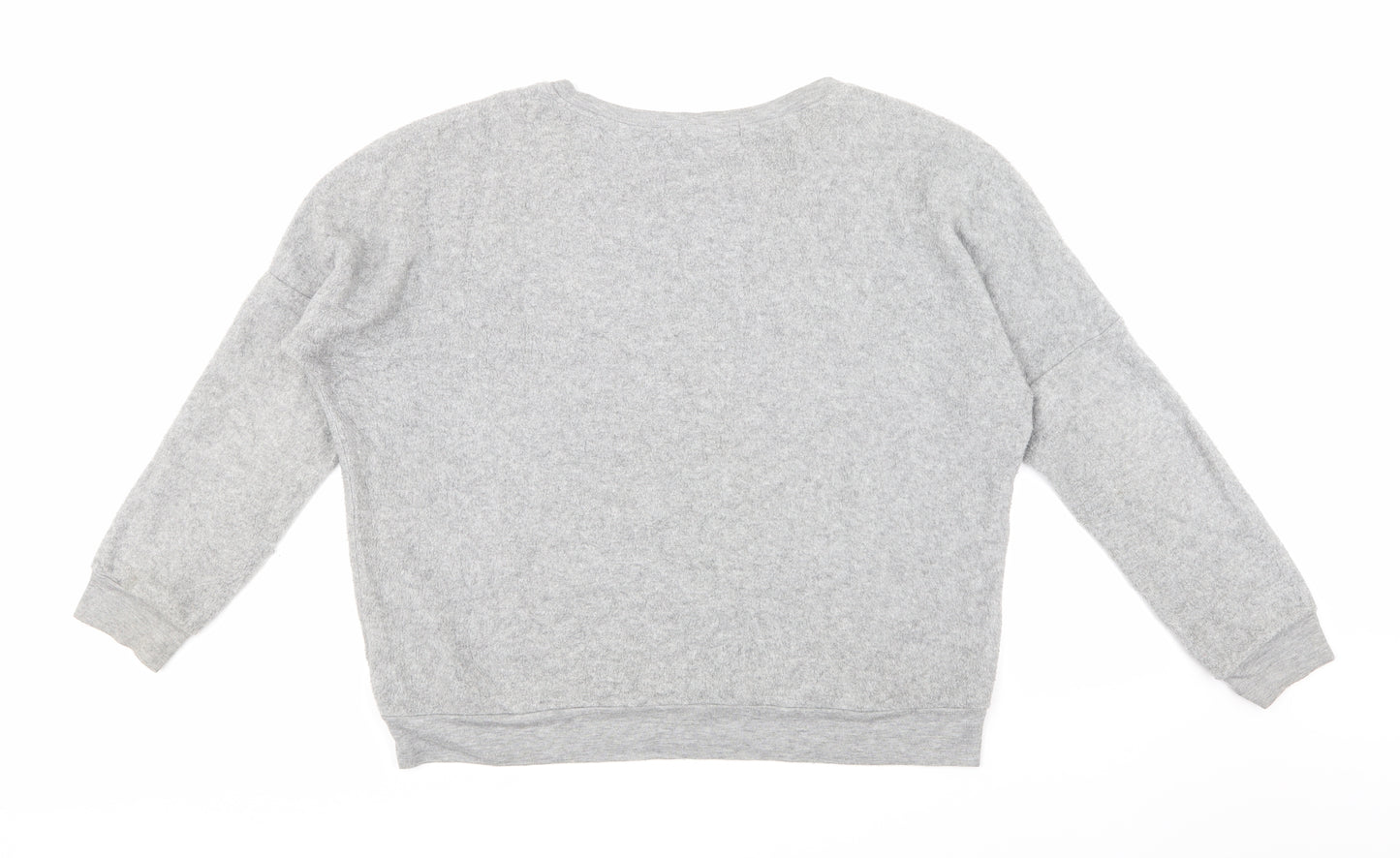 Project Social T Womens Grey   Pullover Sweatshirt Size M