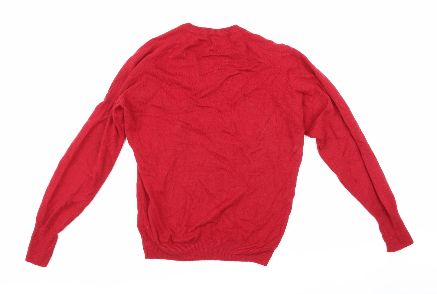 Marks and Spencer Womens Red  Knit Pullover Jumper Size 12