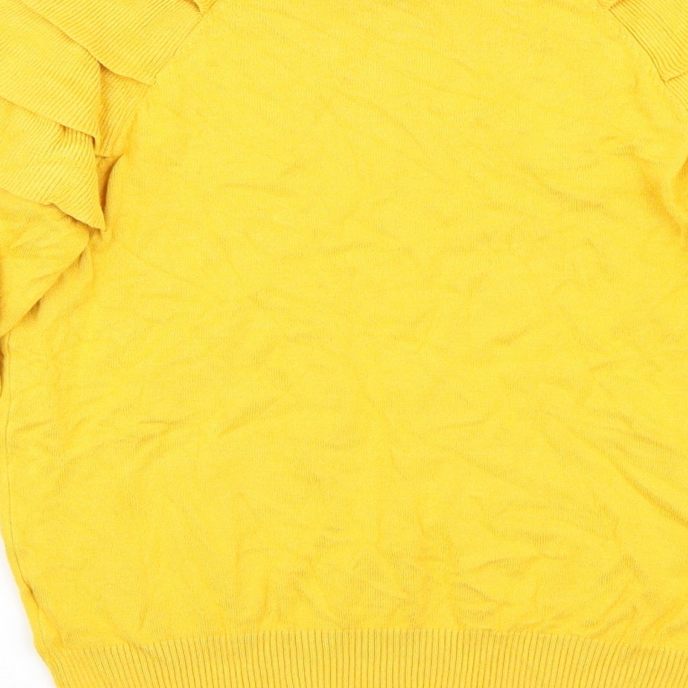 Primark Womens Yellow   Pullover Jumper Size 8