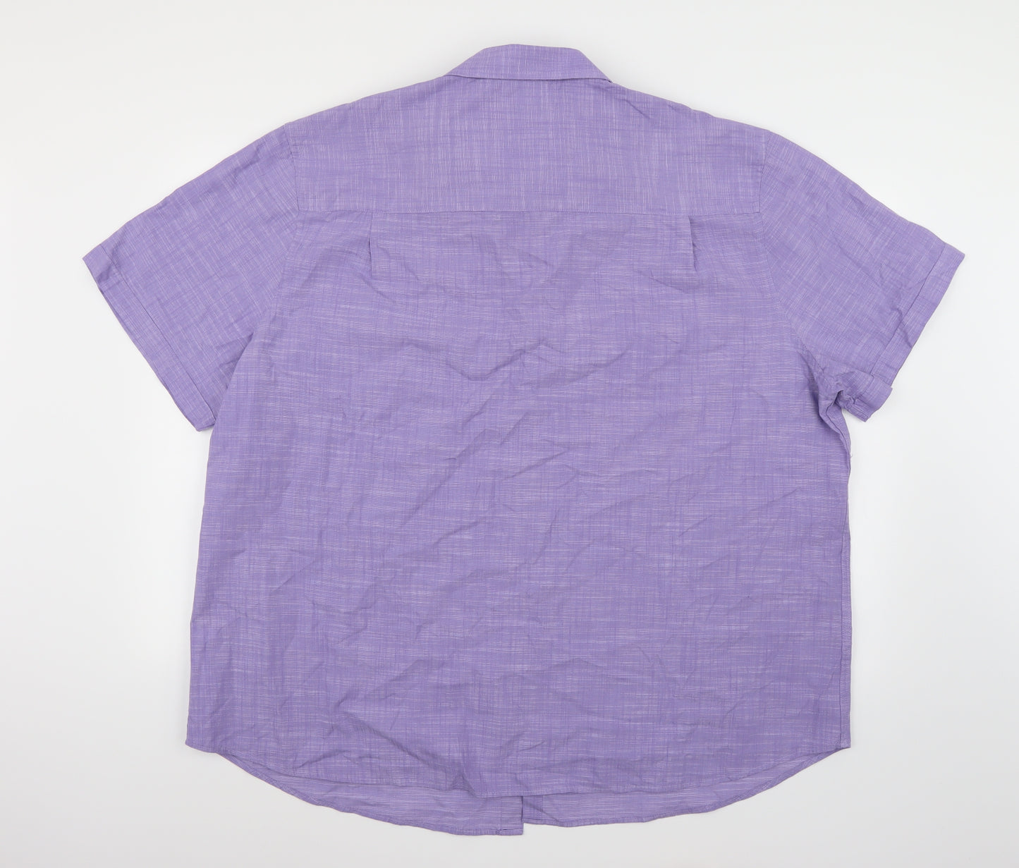 Premier Mens Purple    Button-Up Size 2XL