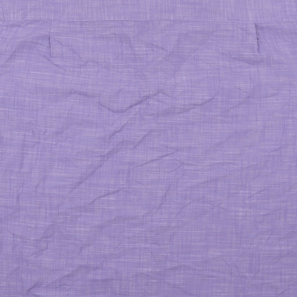 Premier Mens Purple    Button-Up Size 2XL