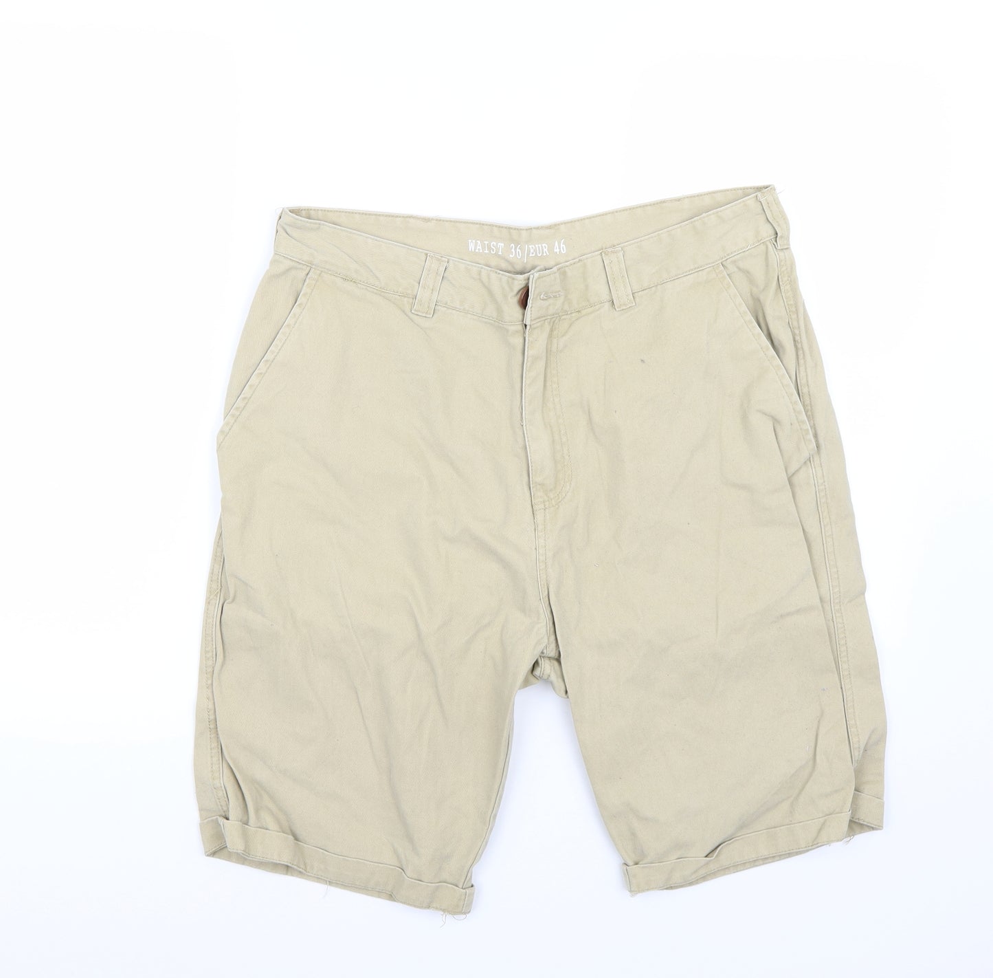 Cedar Wood State Womens Beige   Chino Shorts Size 36