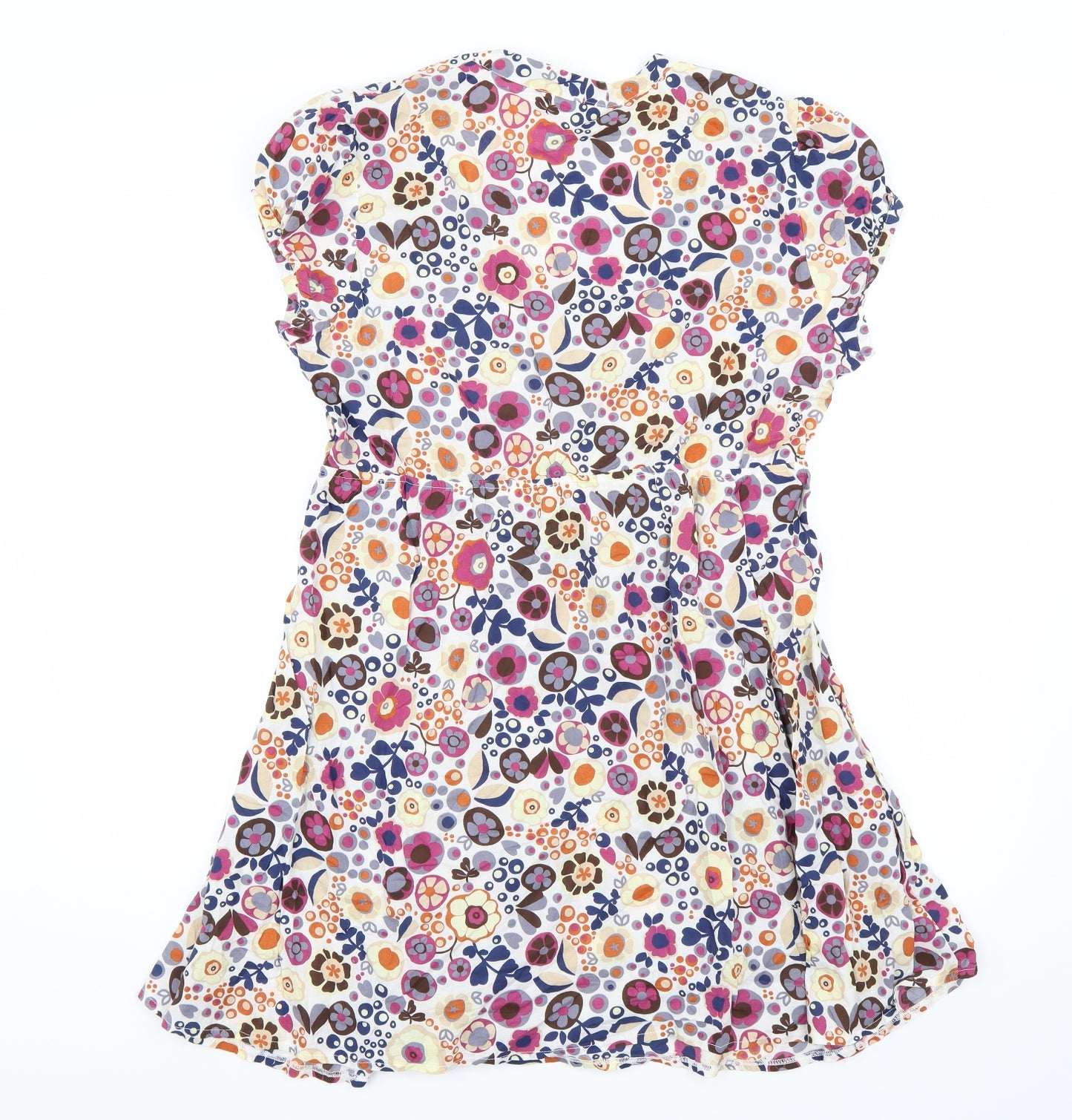 Blooming Marvellous Womens White Floral  A-Line  Size 16