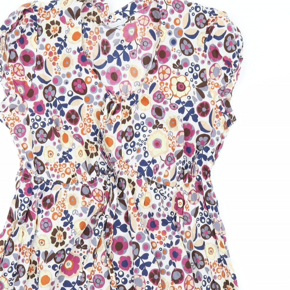Blooming Marvellous Womens White Floral  A-Line  Size 16