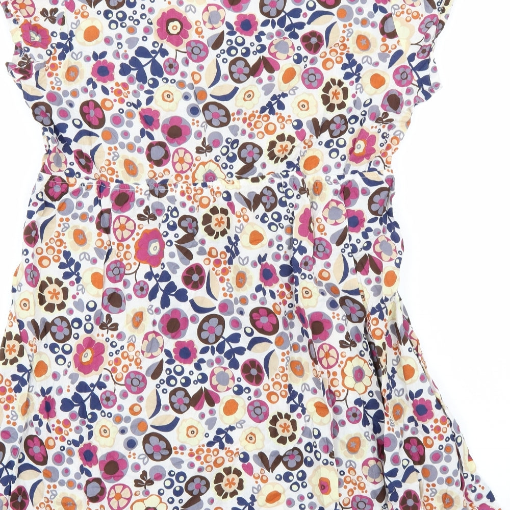 Blooming Marvellous Womens White Floral  A-Line  Size 16
