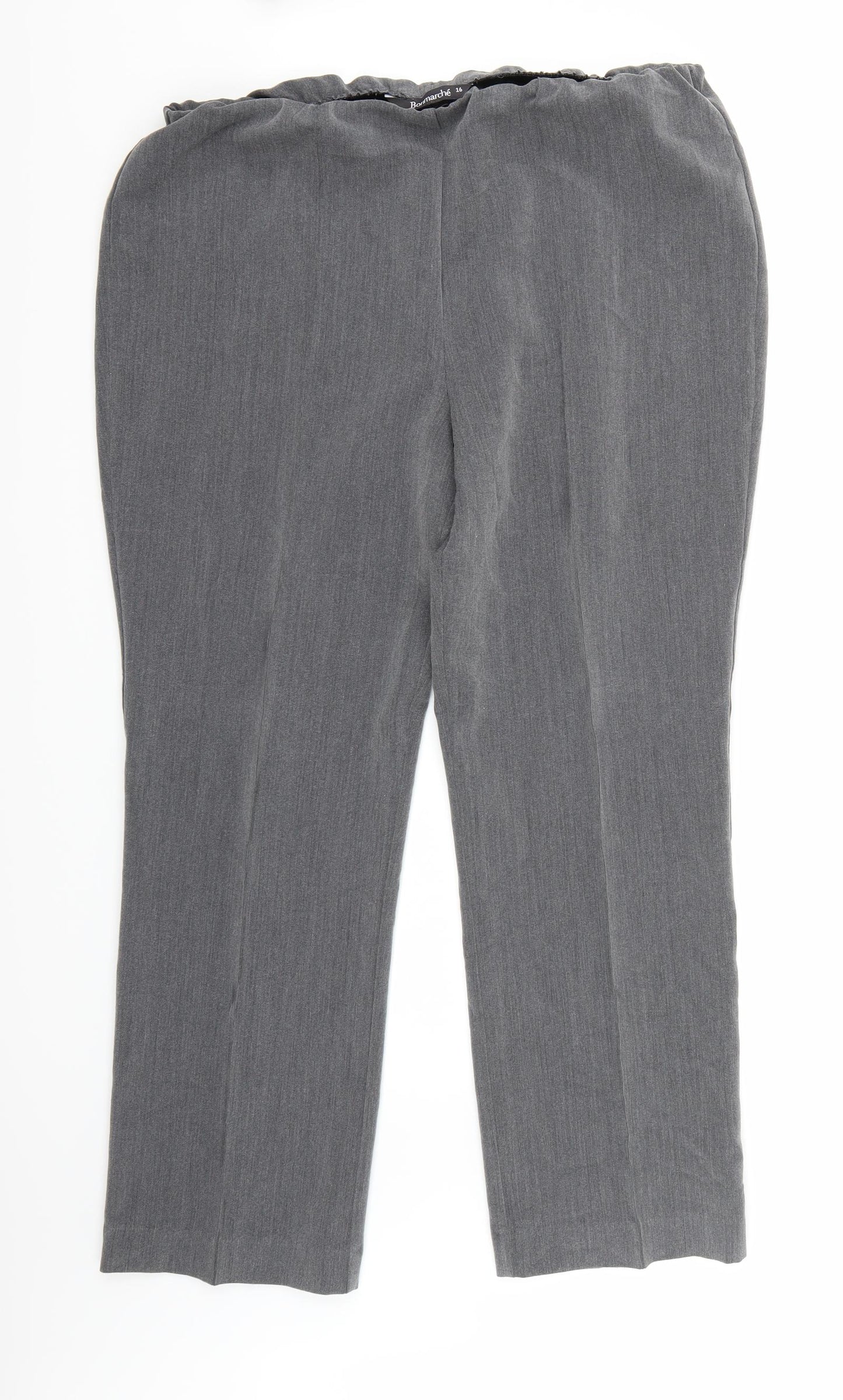 Bonmarché Womens Grey   Trousers  Size 16 L29 in