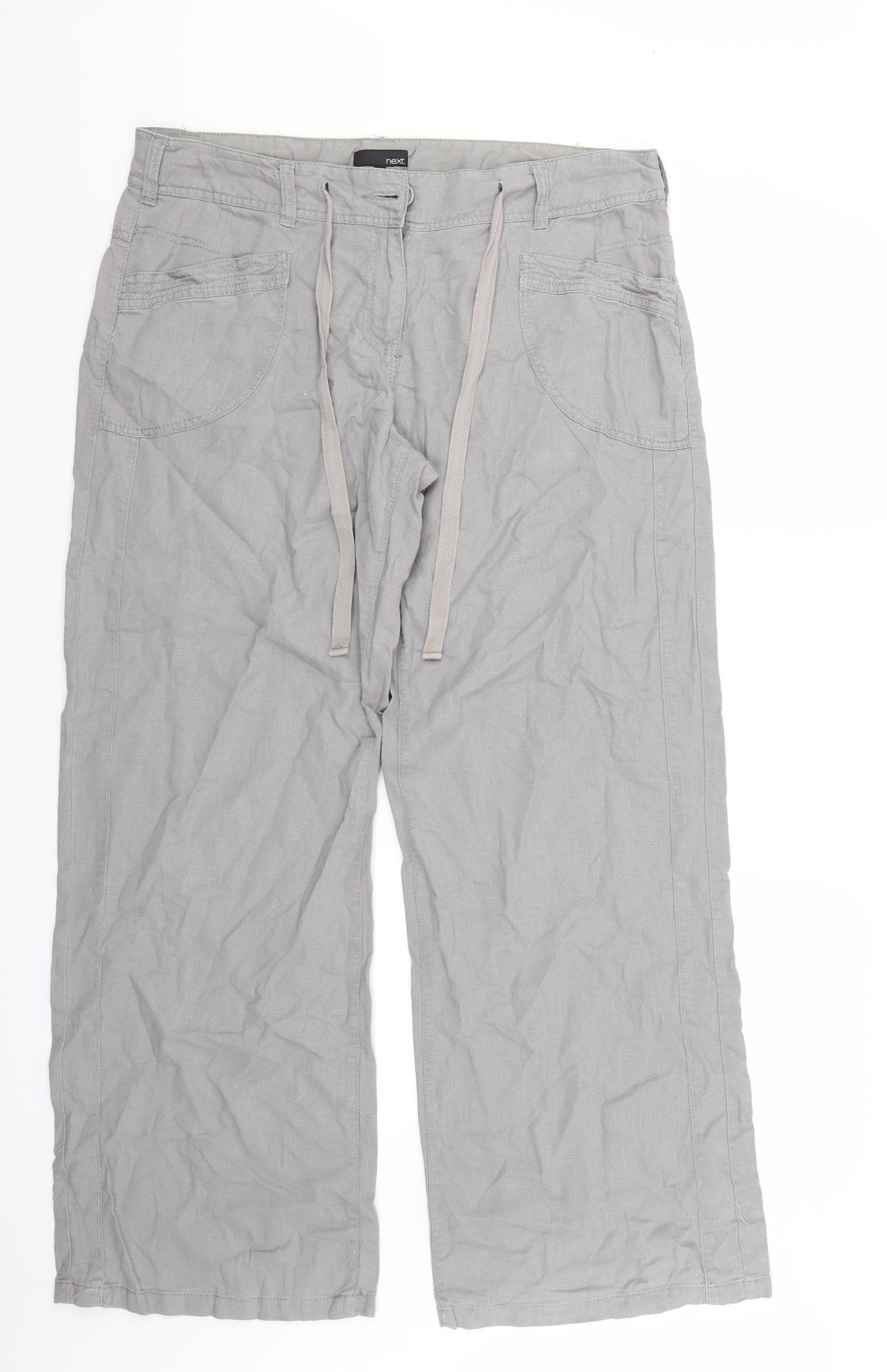 NEXT Womens Grey   Trousers  Size 16 L30 in
