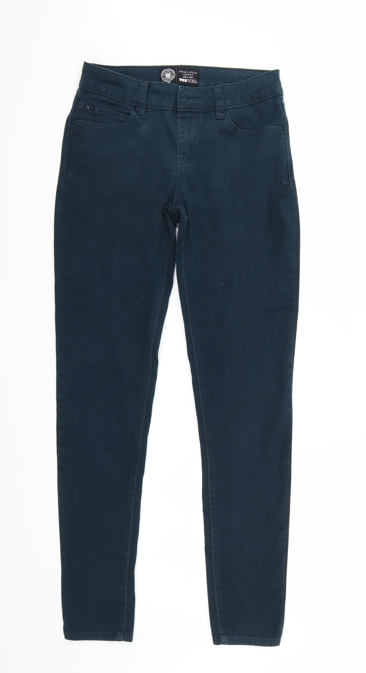 Newlook Womens Blue Skinny Jeans Size 8 L30 in