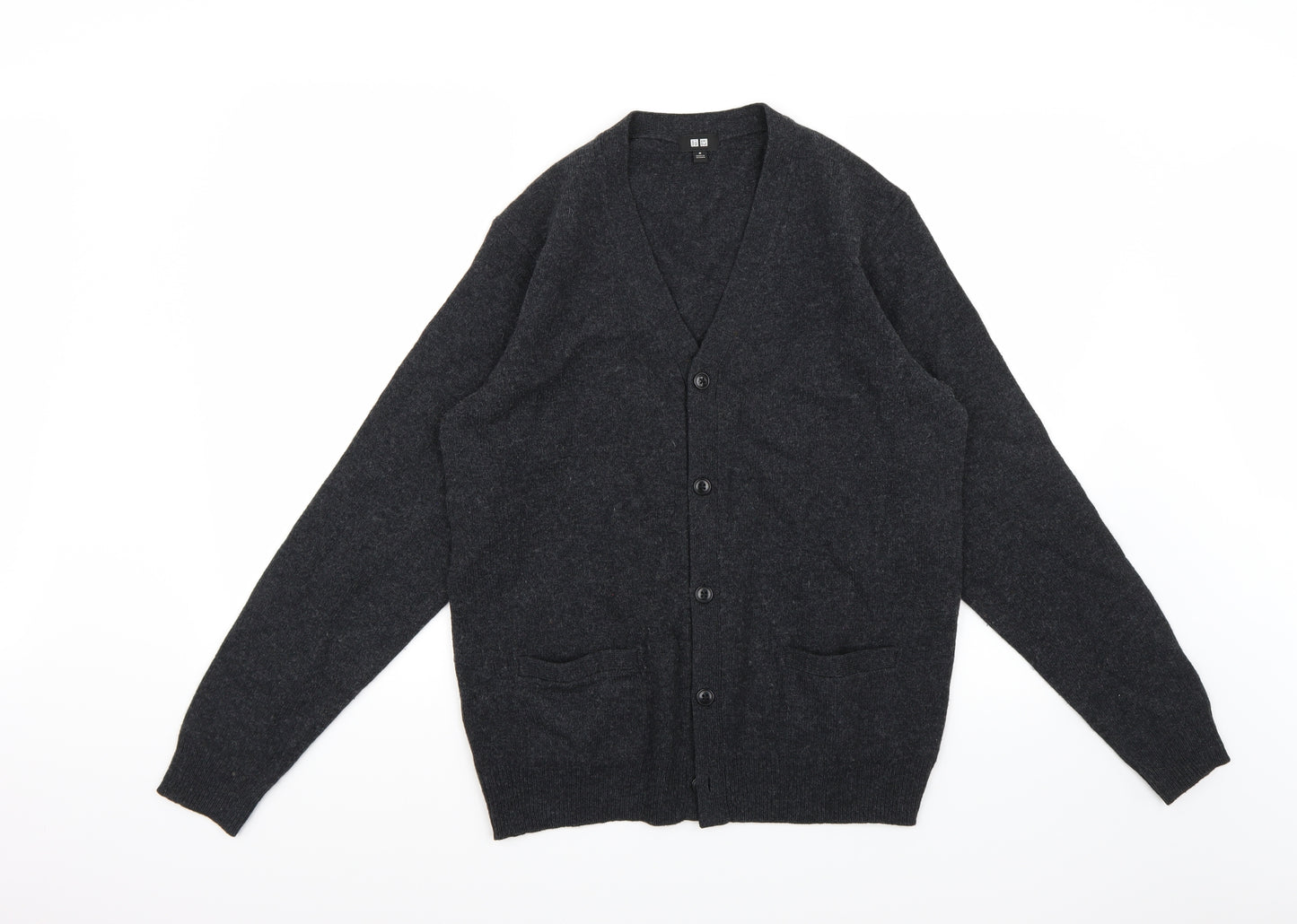 Uniqlo Womens Grey   Cardigan Jumper Size M