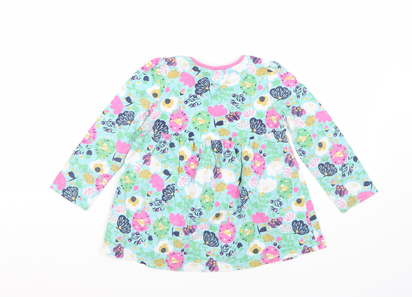 Mini Club Girls Blue   Basic T-Shirt Size 3-4 Years