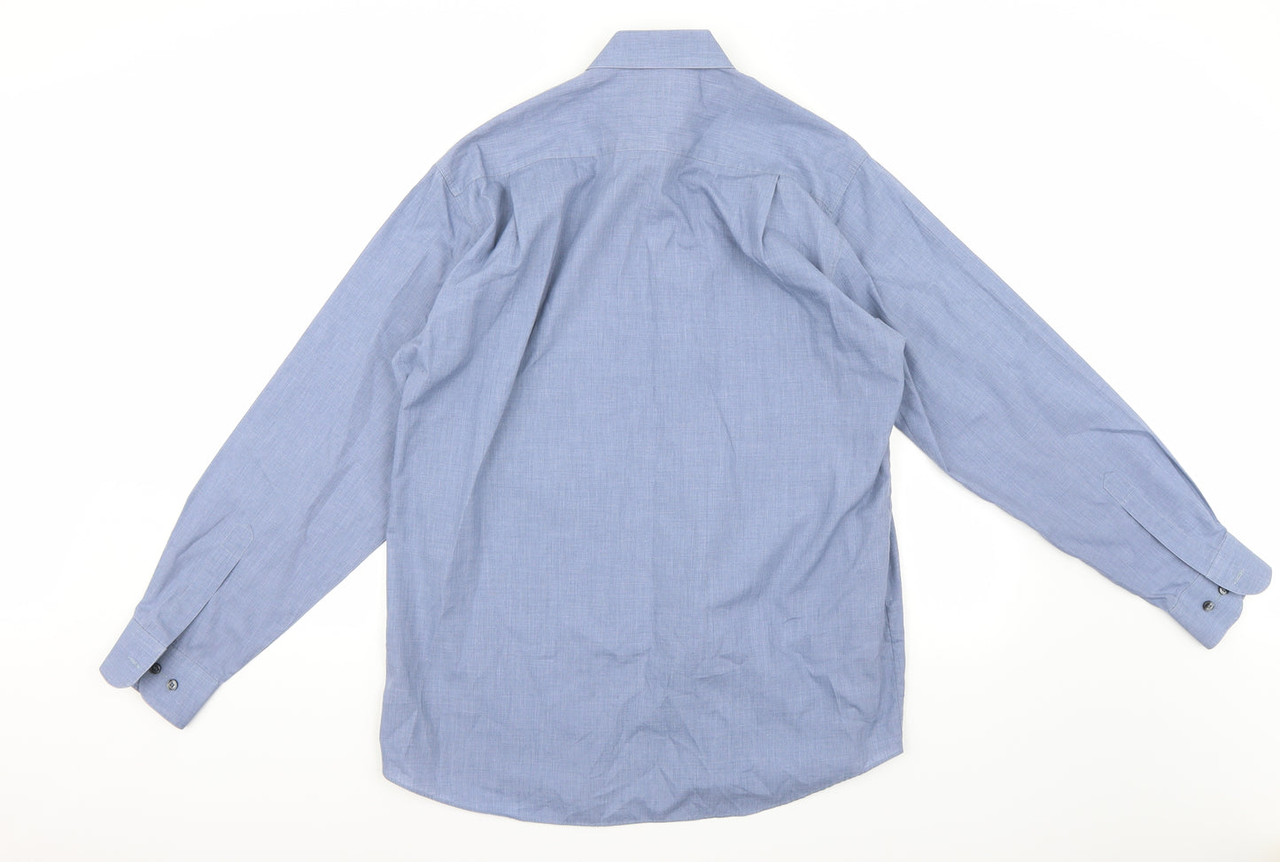 Burton Mens Blue    Button-Up Size 15.5