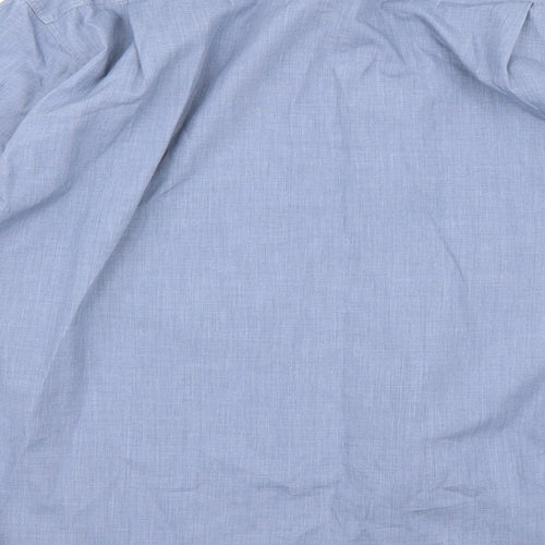 Burton Mens Blue    Button-Up Size 15.5