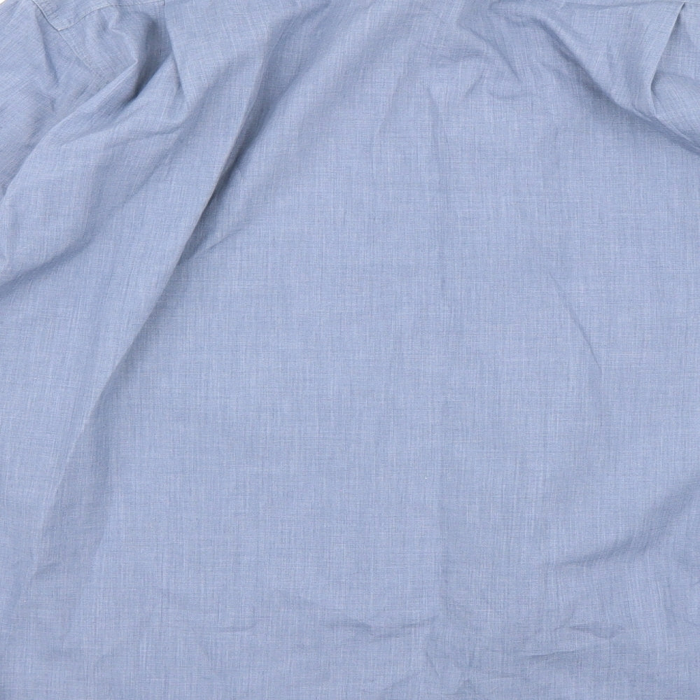 Burton Mens Blue    Button-Up Size 15.5