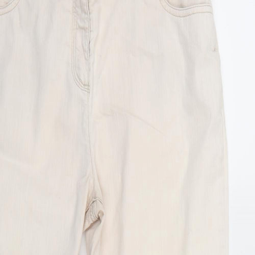 Per Una Womens White   Straight Jeans Size 14 L26 in