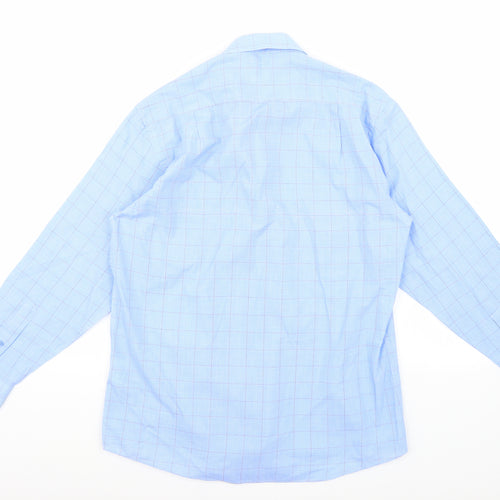 Greenwoods Mens Blue    Button-Up Size 15