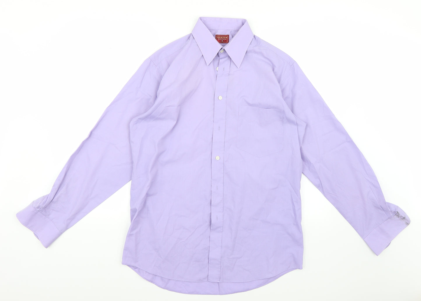 Burton Mens Purple    Button-Up Size 15