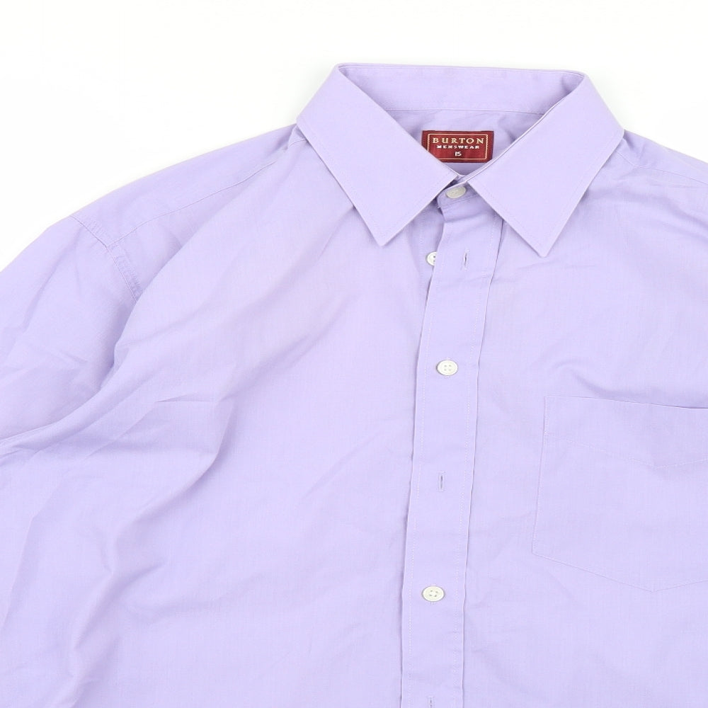 Burton Mens Purple    Button-Up Size 15