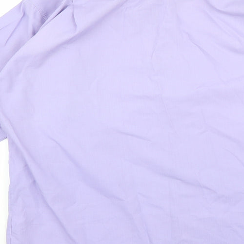 Burton Mens Purple    Button-Up Size 15