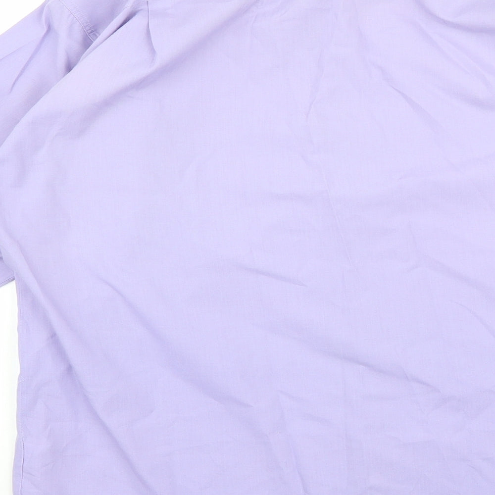 Burton Mens Purple    Button-Up Size 15