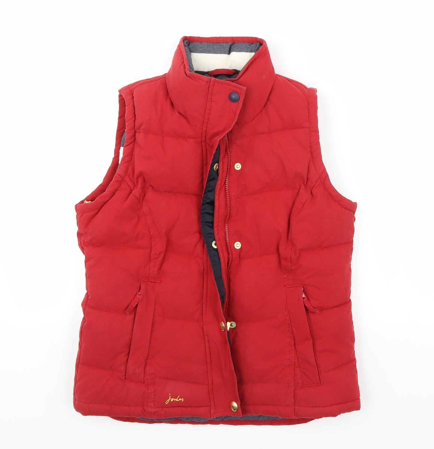 Joules Womens Red   Gilet Coat Size 10