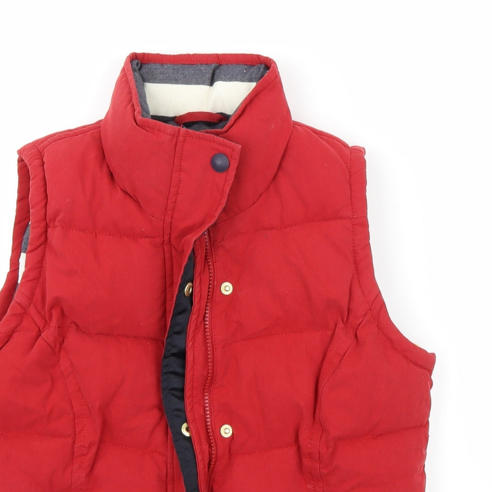 Joules Womens Red   Gilet Coat Size 10