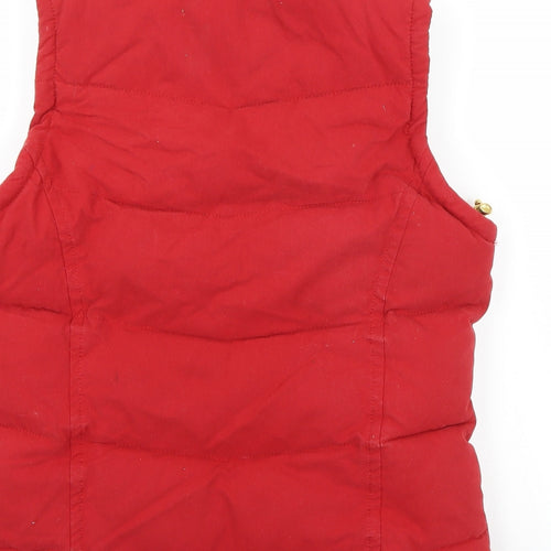 Joules Womens Red   Gilet Coat Size 10