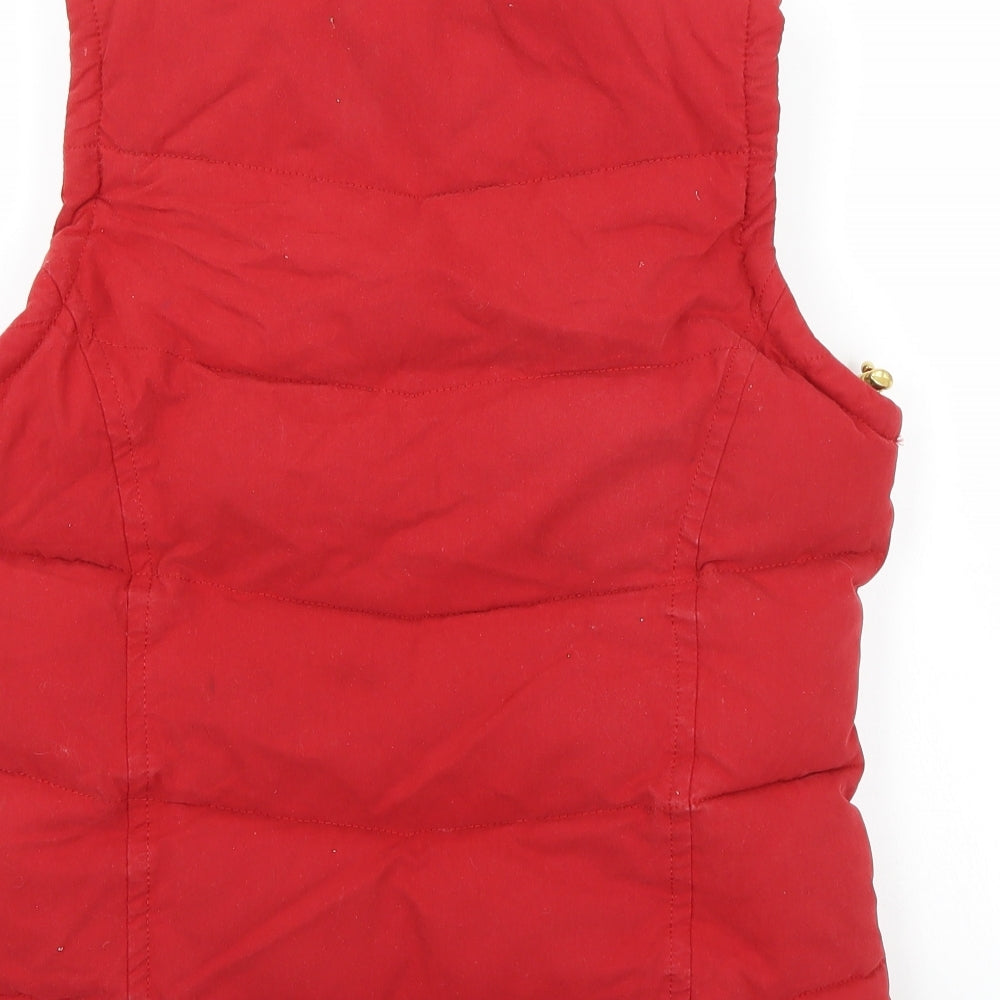 Joules Womens Red   Gilet Coat Size 10
