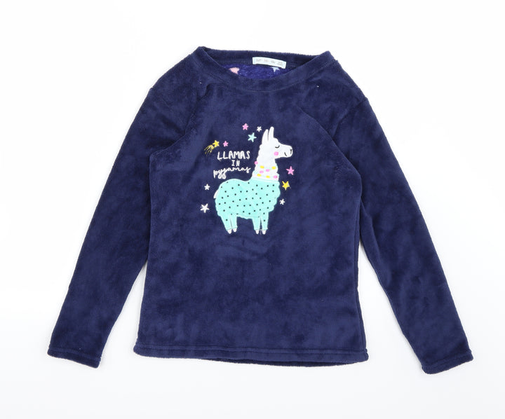 Just like you Girls Blue Top Pyjama Top Size 12-13 Years