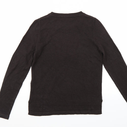 Marks and Spencer Womens Black   Pullover Jumper Size 12