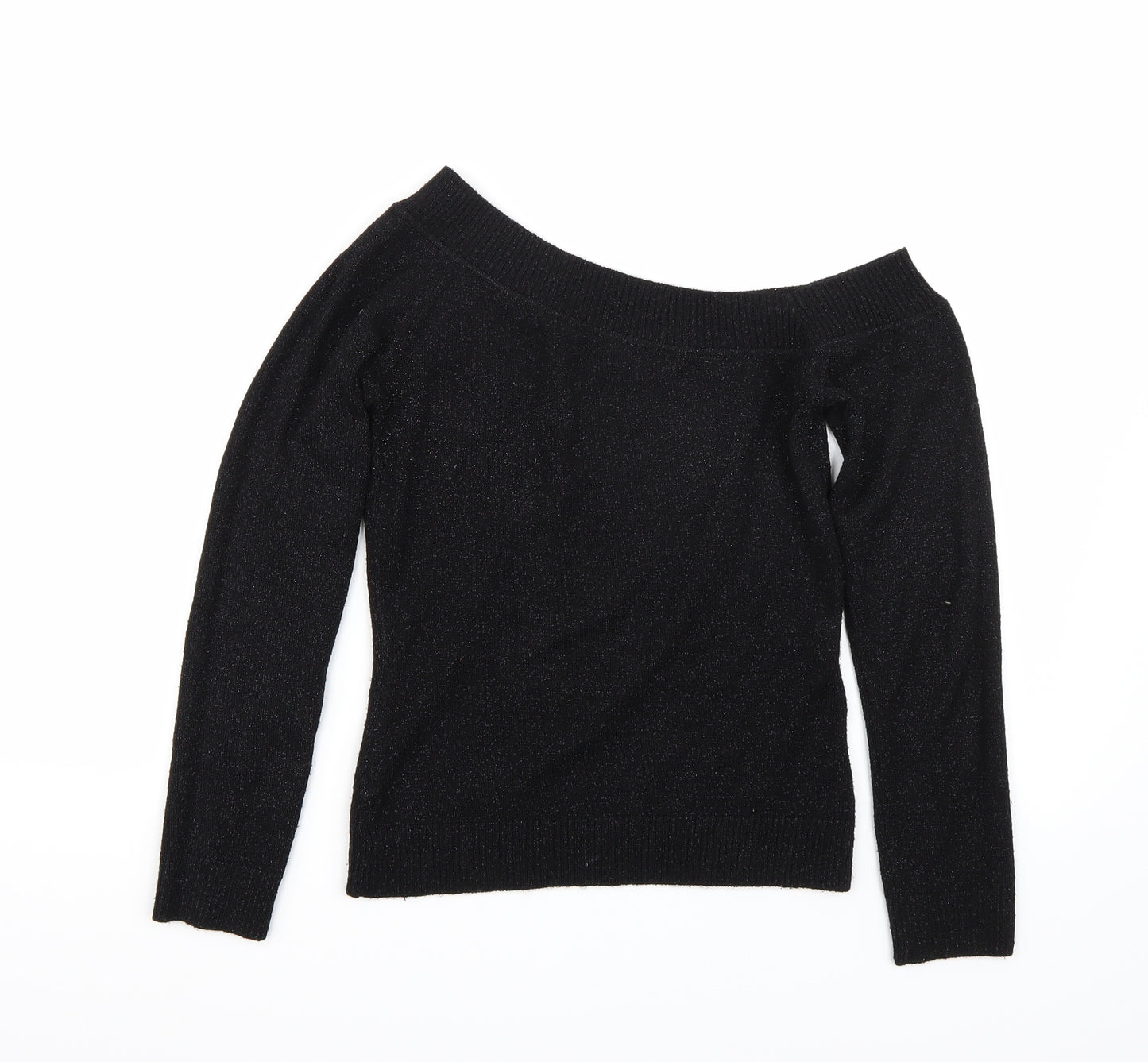 Jane Norman Womens Black   Pullover Jumper Size M