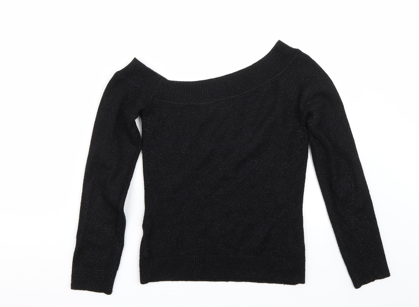 Jane Norman Womens Black   Pullover Jumper Size M