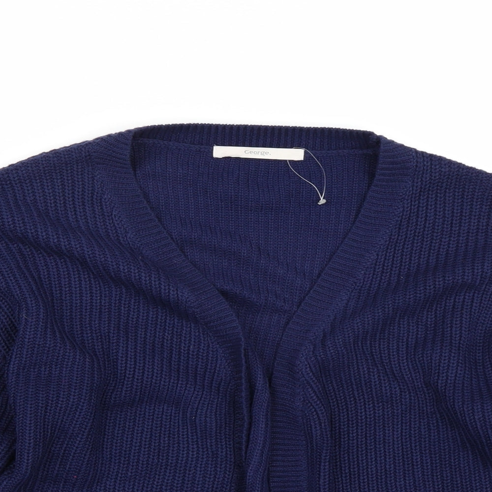 George Womens Blue   Cardigan Jumper Size 8