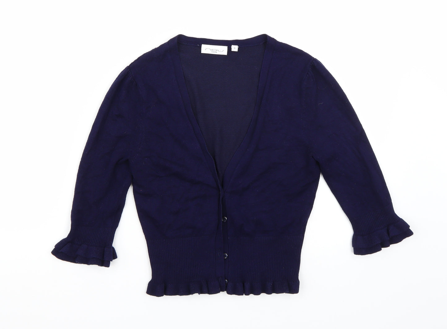 Newlook Womens Blue   Cardigan Jumper Size 6