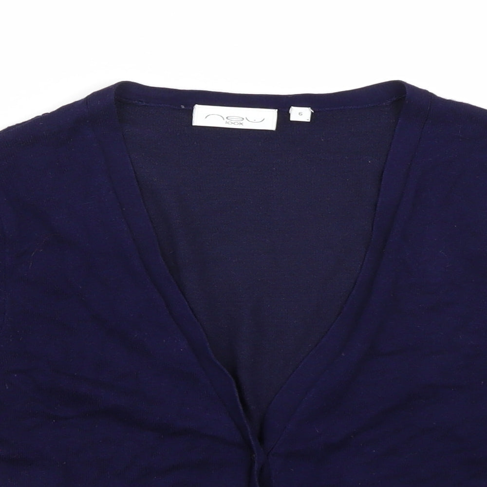 Newlook Womens Blue   Cardigan Jumper Size 6