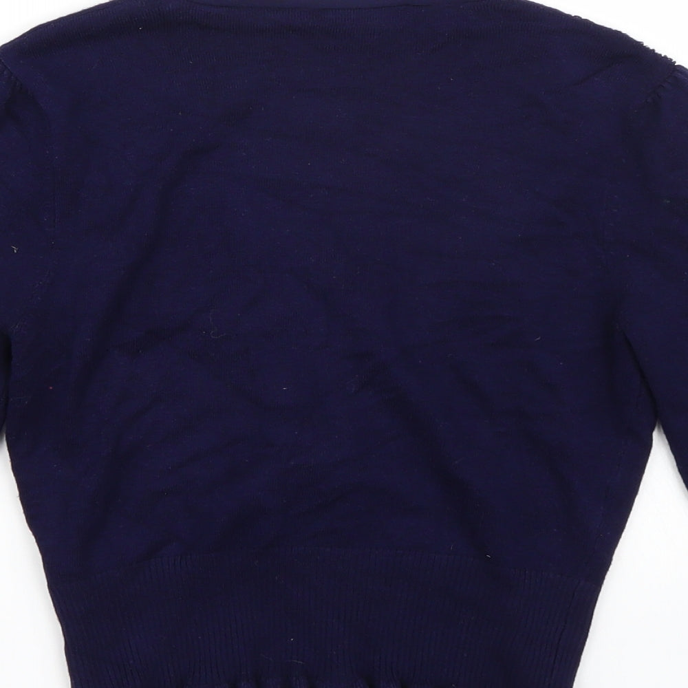 Newlook Womens Blue   Cardigan Jumper Size 6