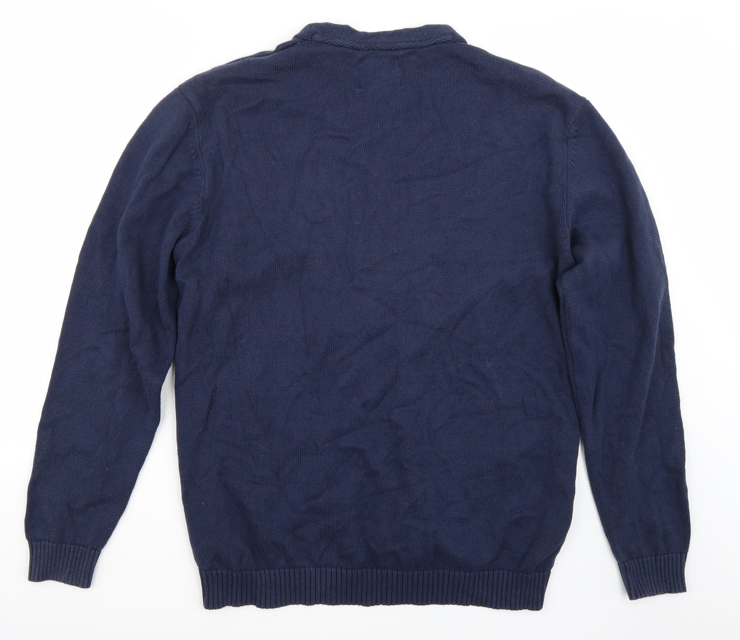JACK & JONES Mens Blue   Cardigan Jumper Size 2XL