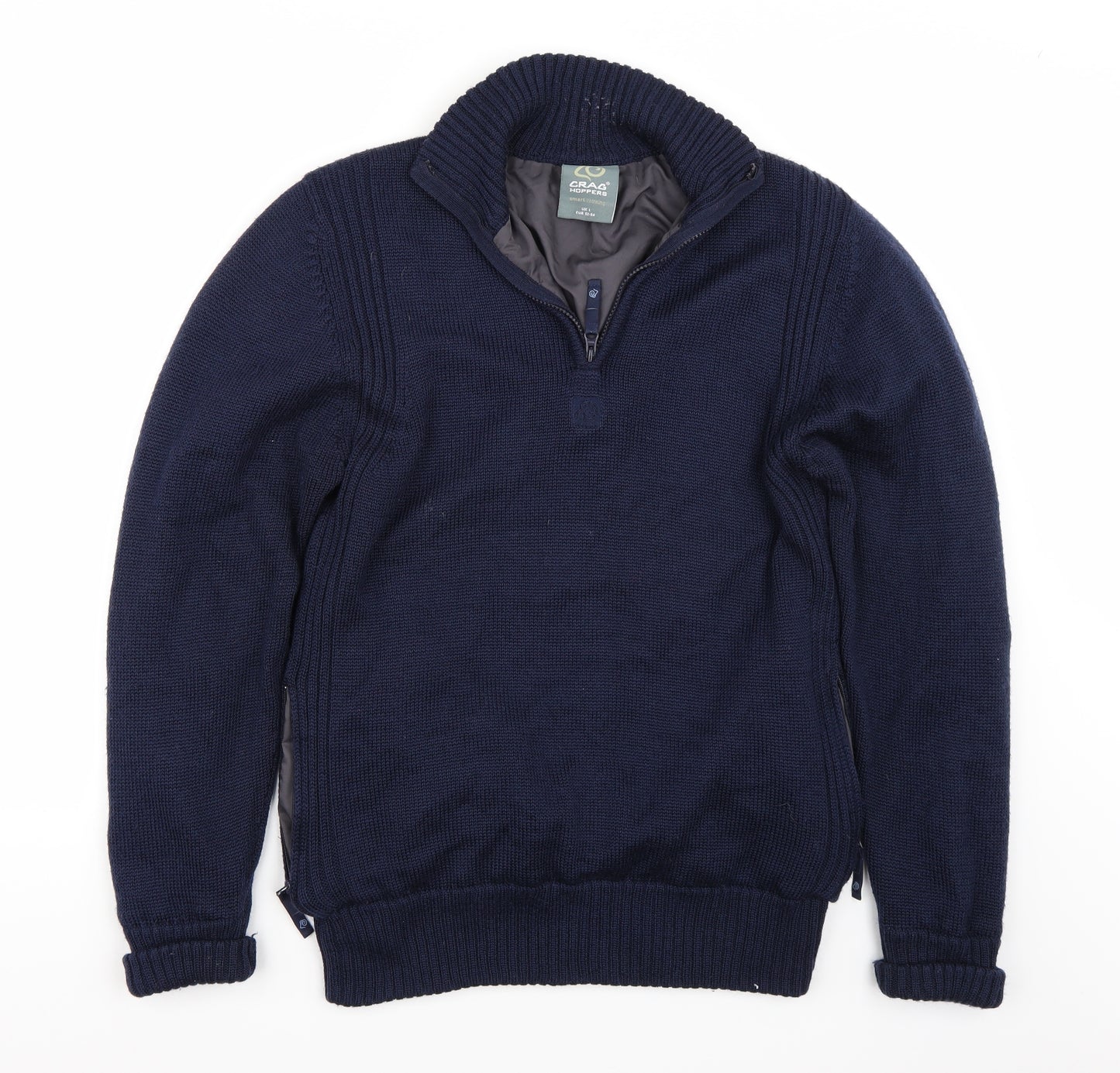 Crag Hoopers Mens Blue   Pullover Jumper Size L