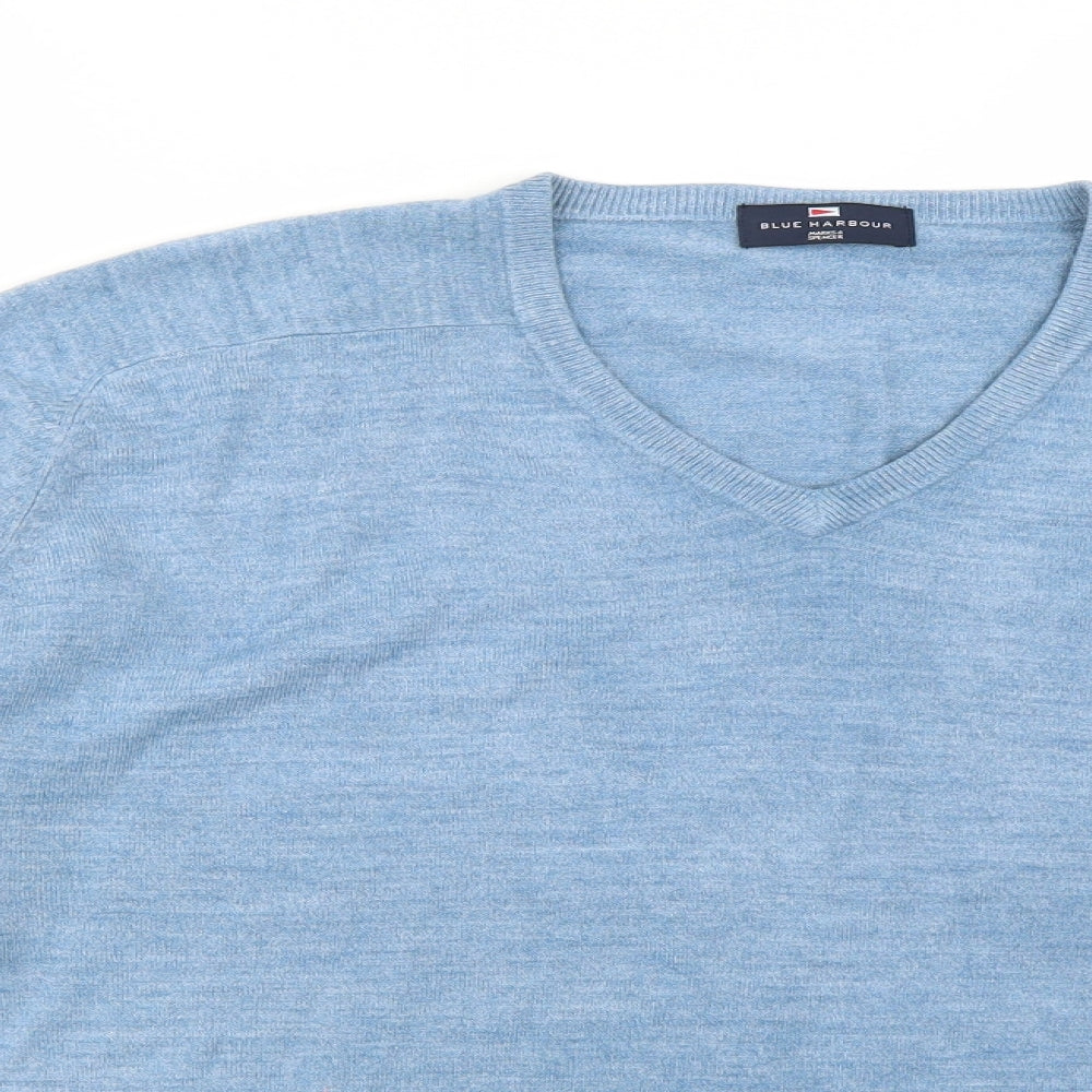 Marks and Spencer Mens Blue   Pullover Jumper Size XL