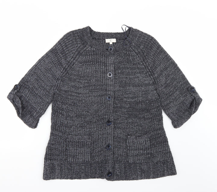 CC Womens Blue Cardigan Jumper Size XL