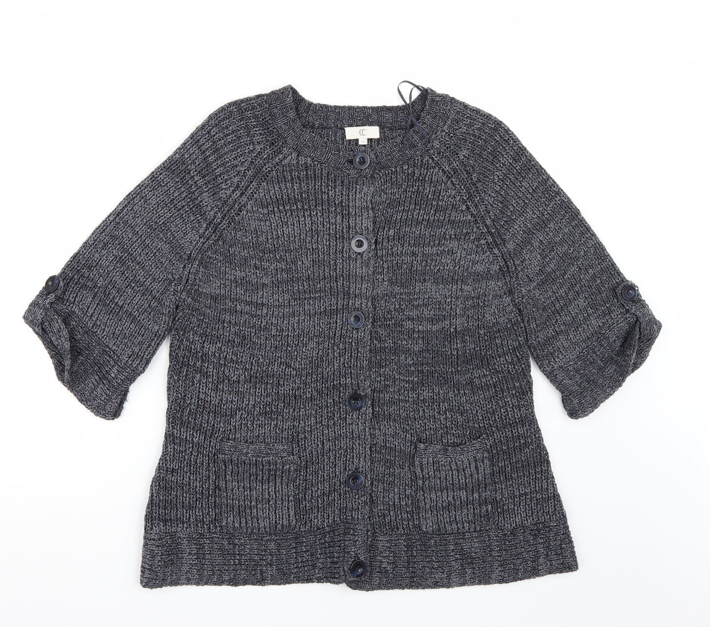 CC Womens Blue   Cardigan Jumper Size XL