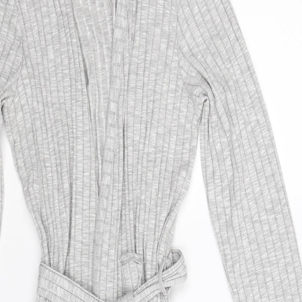 Primark Womens Grey  Knit Cardigan Jumper Size 12