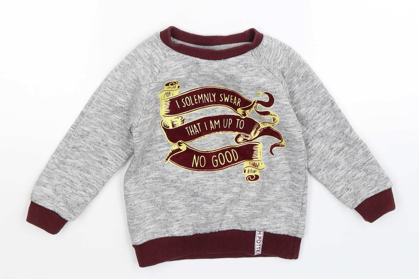 Harry Potter Baby Grey   Pullover T-Shirt Size 18-24 Months