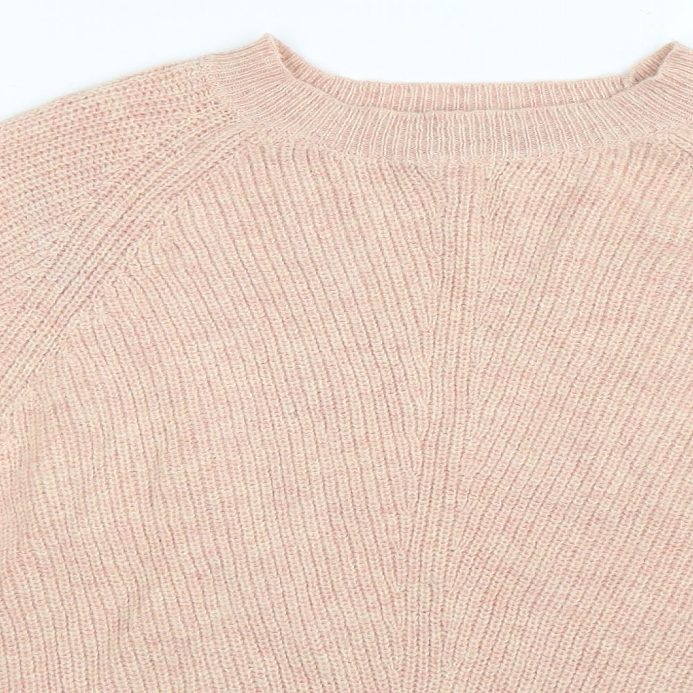 Marks and Spencer Womens Beige  Knit Pullover Jumper Size L