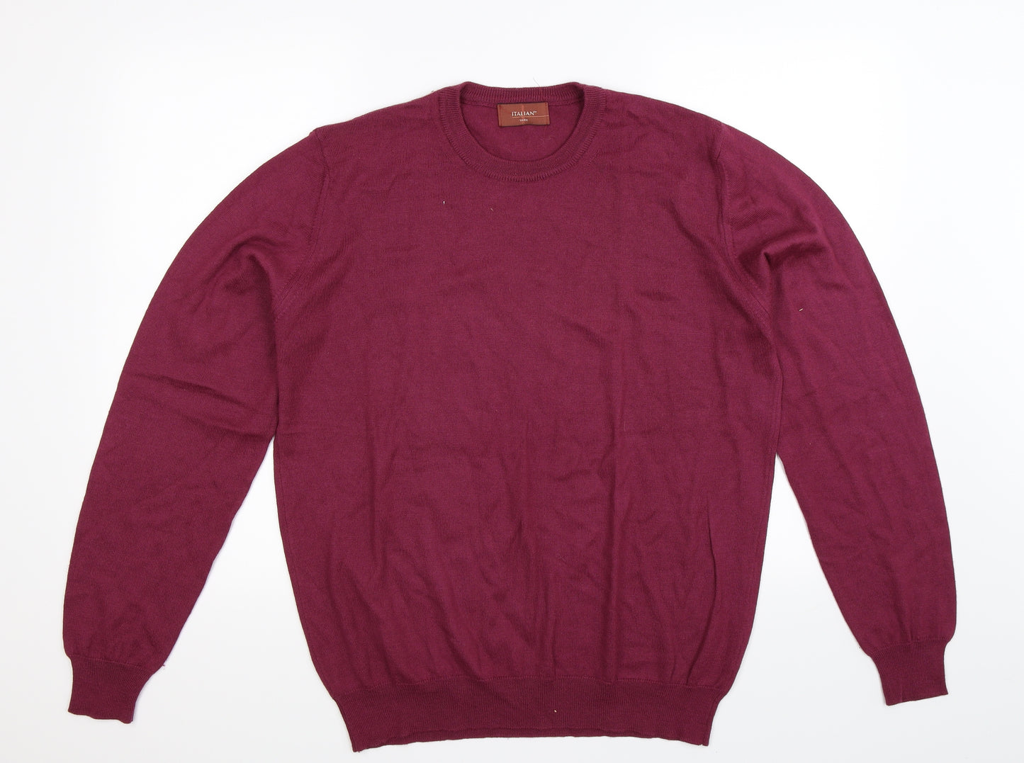 Marks and Spencer Mens Purple  Knit Pullover Jumper Size L