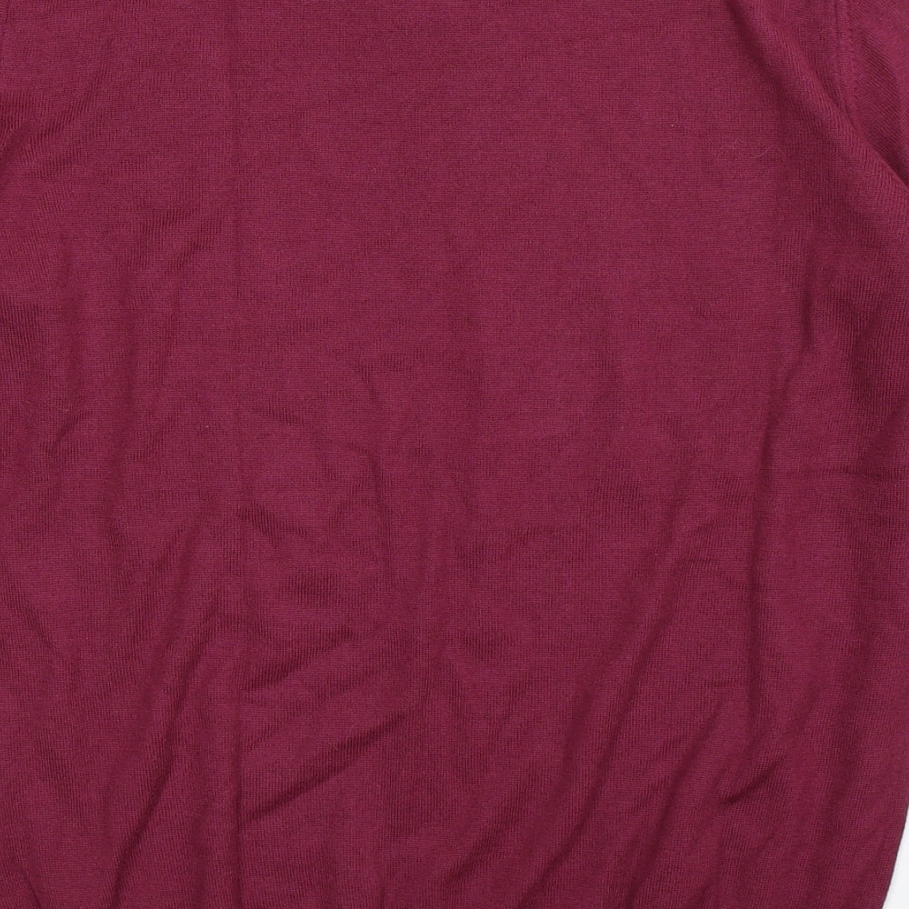 Marks and Spencer Mens Purple  Knit Pullover Jumper Size L